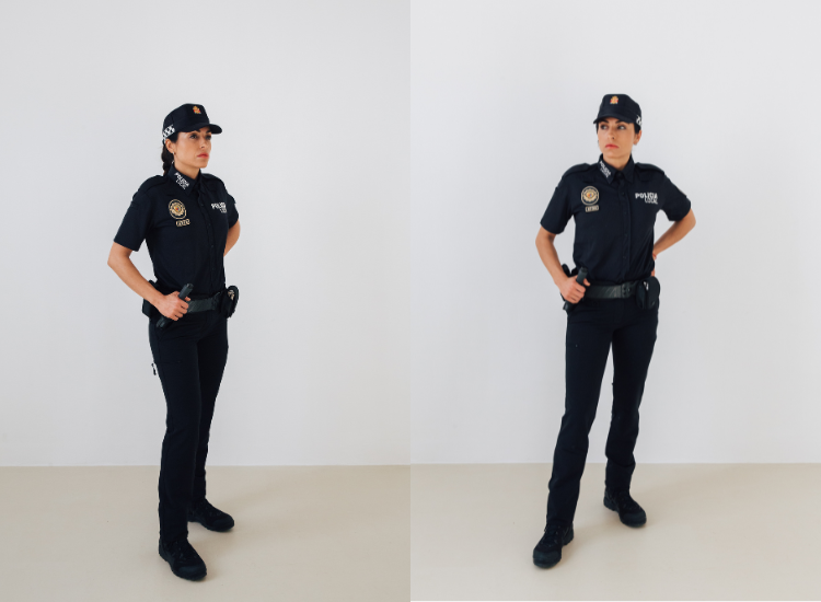 Pantalón de policía para mujer: modelo verano