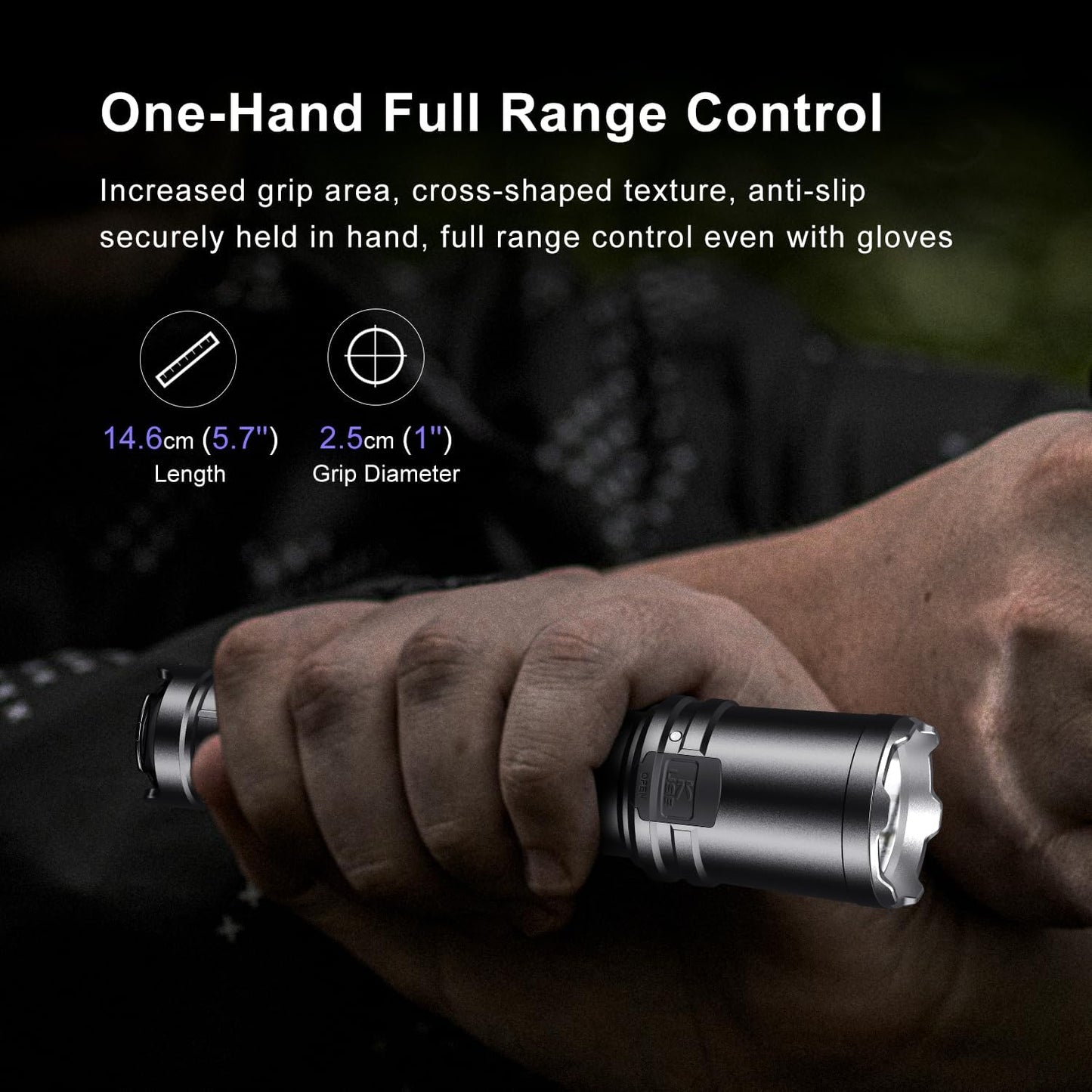Linterna para Policía Klarus XT11R 1300 LÚMENES