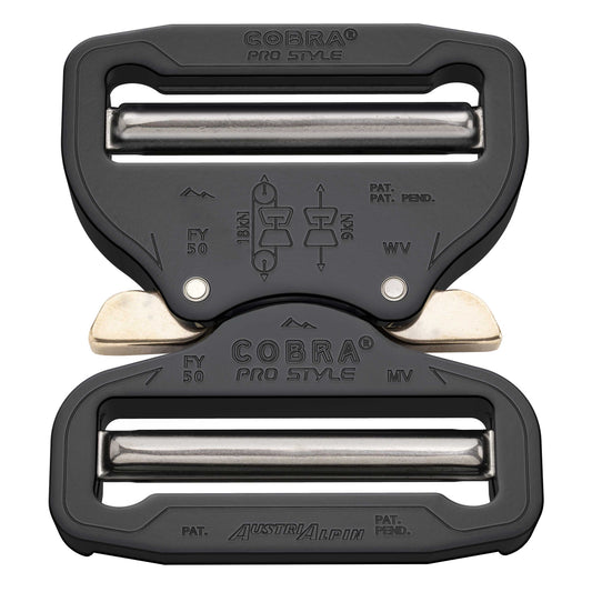 Hebilla COBRA Pro ajustable 50mm negra